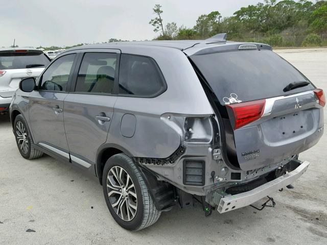 JA4AD2A37HZ051400 - 2017 MITSUBISHI OUTLANDER GRAY photo 3