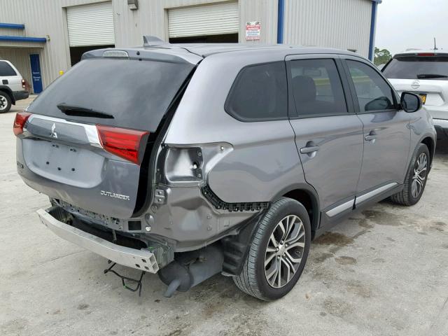 JA4AD2A37HZ051400 - 2017 MITSUBISHI OUTLANDER GRAY photo 4