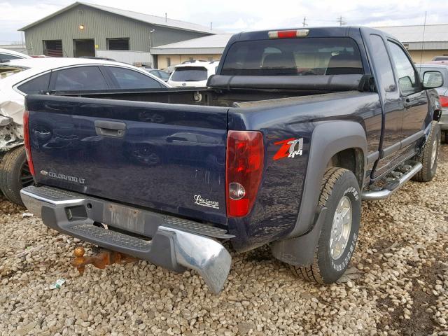 1GCDT19EX78205558 - 2007 CHEVROLET COLORADO BLUE photo 4