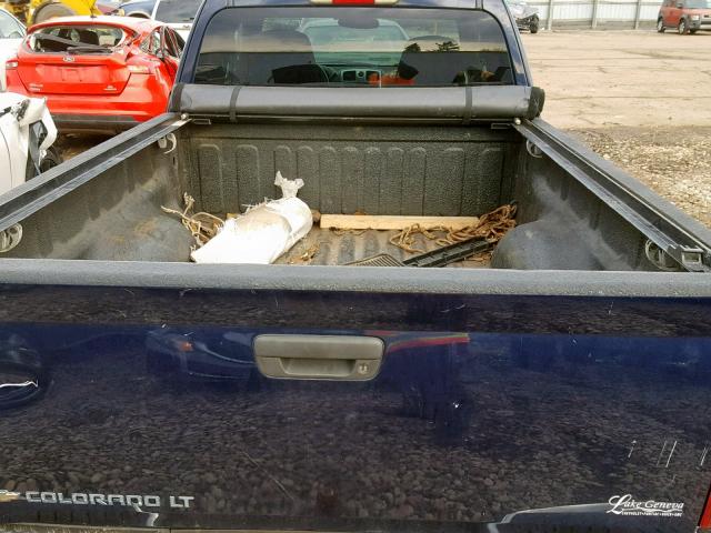 1GCDT19EX78205558 - 2007 CHEVROLET COLORADO BLUE photo 9