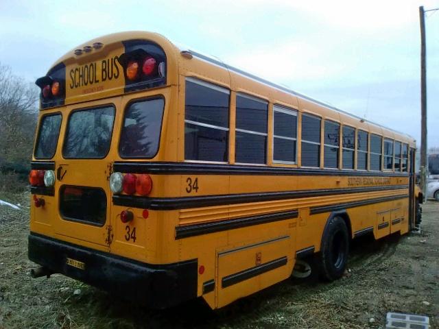 1BAKFCPH2DF295524 - 2013 BLUE BIRD SCHOOL BUS YELLOW photo 4