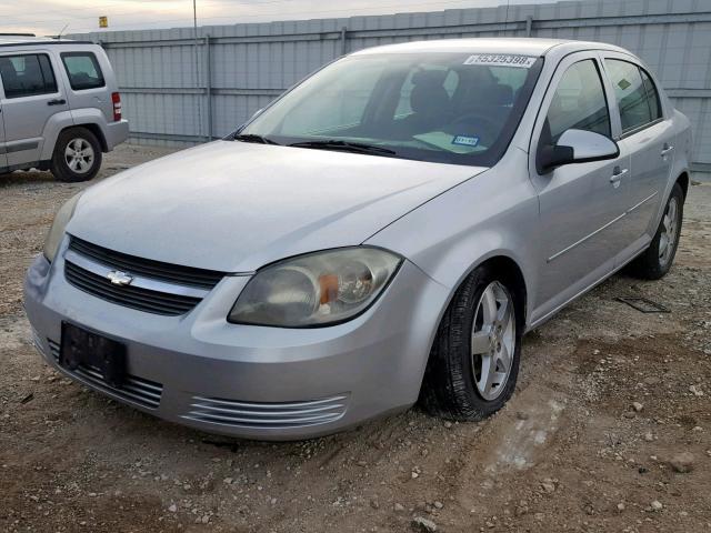 1G1AF5F56A7110569 - 2010 CHEVROLET COBALT 2LT SILVER photo 2