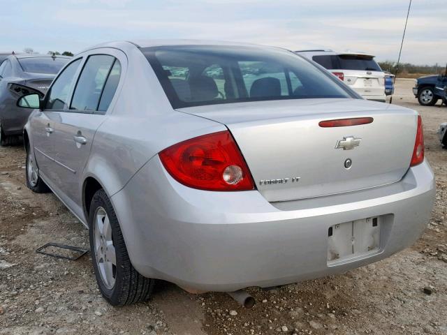 1G1AF5F56A7110569 - 2010 CHEVROLET COBALT 2LT SILVER photo 3