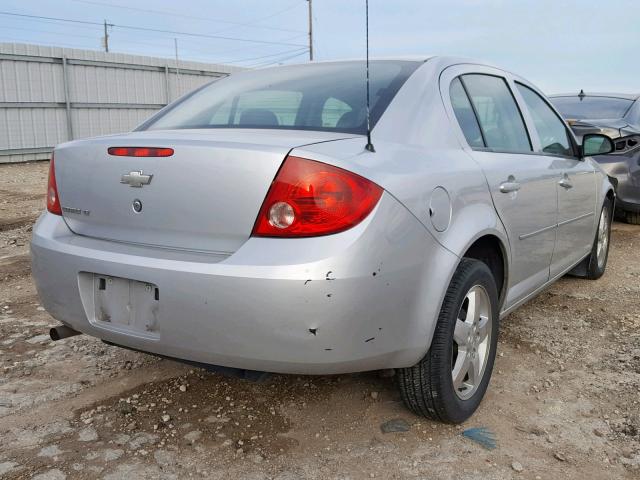 1G1AF5F56A7110569 - 2010 CHEVROLET COBALT 2LT SILVER photo 4