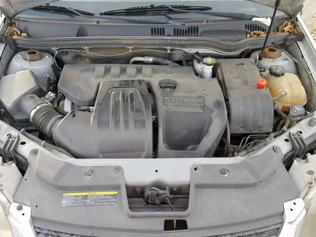 1G1AF5F56A7110569 - 2010 CHEVROLET COBALT 2LT SILVER photo 7