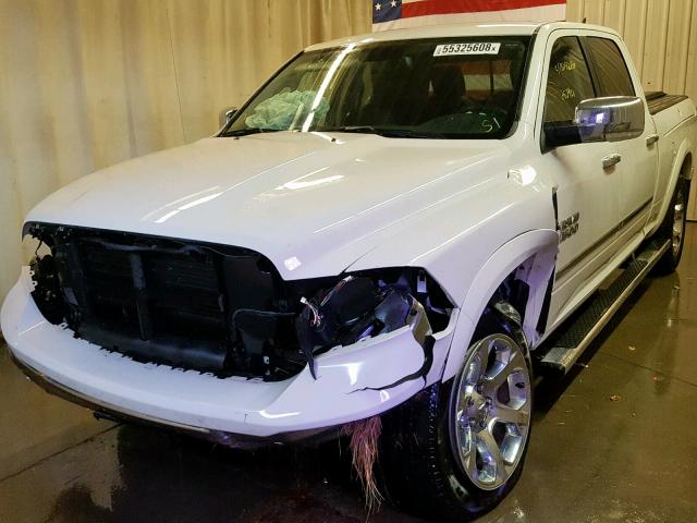 1C6RR7VT1HS574042 - 2017 RAM 1500 LARAM WHITE photo 2