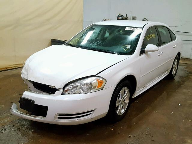 2G1WA5E39F1139606 - 2015 CHEVROLET IMPALA LIM WHITE photo 2