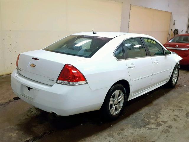 2G1WA5E39F1139606 - 2015 CHEVROLET IMPALA LIM WHITE photo 4