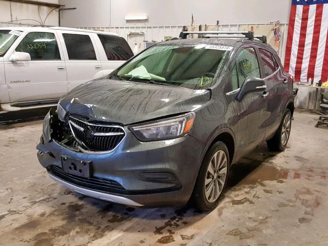 KL4CJASB3JB662184 - 2018 BUICK ENCORE PRE BLACK photo 2