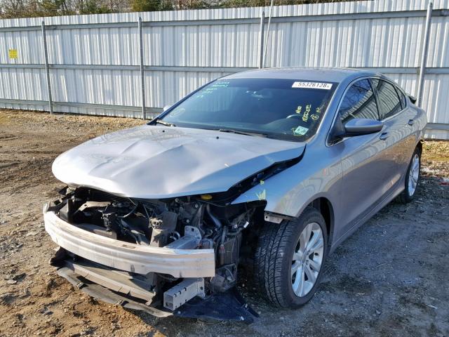 1C3CCCAB0FN638044 - 2015 CHRYSLER 200 LIMITE SILVER photo 2