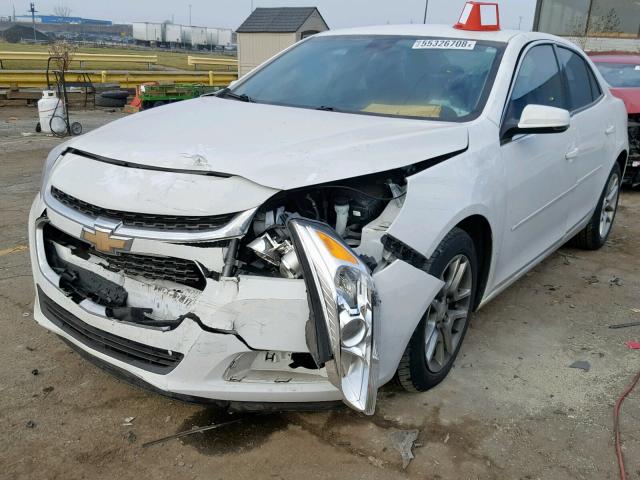 1G11C5SL5EF197180 - 2014 CHEVROLET MALIBU 1LT WHITE photo 2