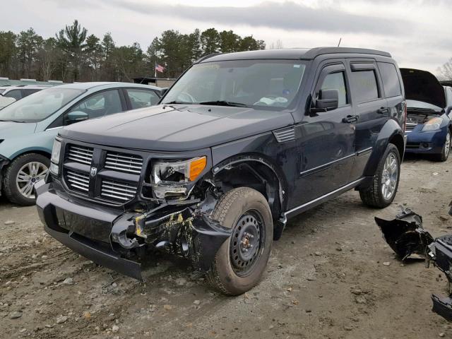 1D4PU5GK8AW126535 - 2010 DODGE NITRO SXT BLACK photo 2