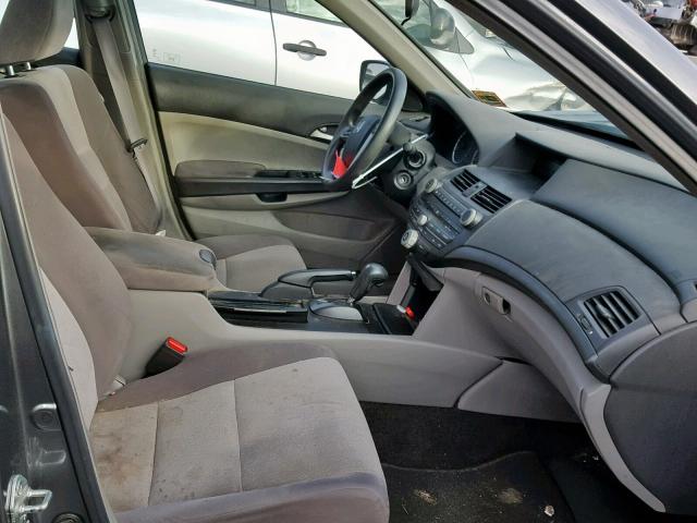 1HGCP26489A051219 - 2009 HONDA ACCORD LXP GRAY photo 5