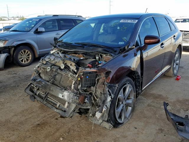 4T3ZK3BB2BU043092 - 2011 TOYOTA VENZA BASE BROWN photo 2