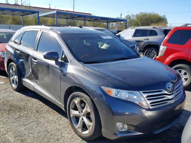 4T3BK3BB3AU035695 - 2010 TOYOTA VENZA BASE GRAY photo 1