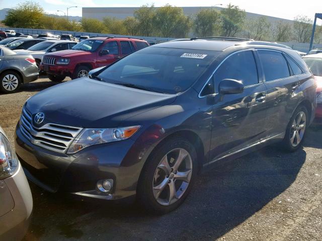 4T3BK3BB3AU035695 - 2010 TOYOTA VENZA BASE GRAY photo 2