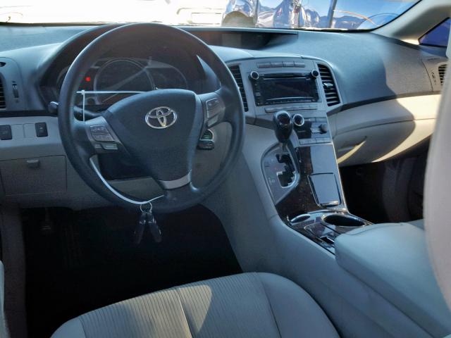 4T3BK3BB3AU035695 - 2010 TOYOTA VENZA BASE GRAY photo 9