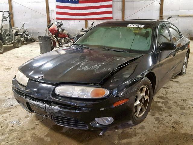 1G3GR64H914124849 - 2001 OLDSMOBILE AURORA BLACK photo 2