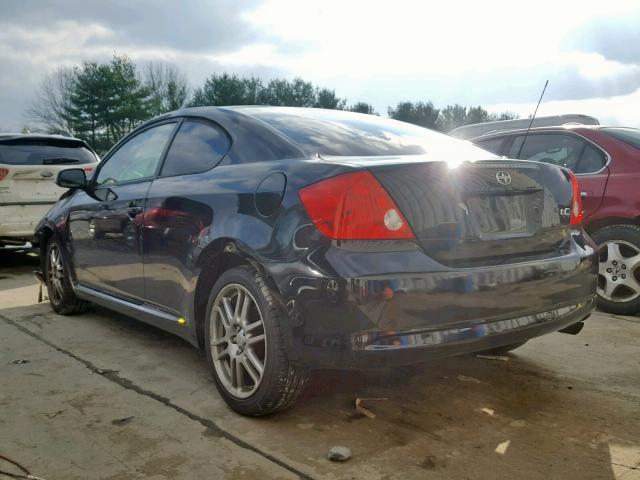 JTKDE167870177928 - 2007 TOYOTA SCION TC შავი ფოტო 3