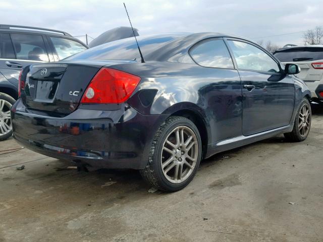 JTKDE167870177928 - 2007 TOYOTA SCION TC შავი ფოტო 4