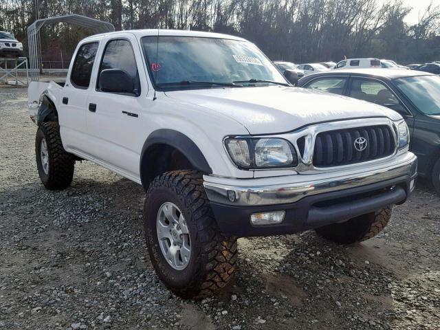 5TEHN72N91Z787814 - 2001 TOYOTA TACOMA DOU WHITE photo 1