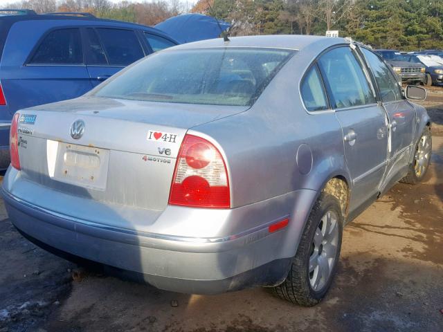 WVWTH63B03P433772 - 2003 VOLKSWAGEN PASSAT GLX 银色 照片 4