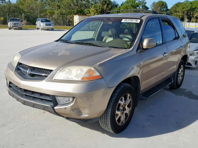 2HNYD18641H508646 - 2001 ACURA MDX TOURIN BEIGE photo 2