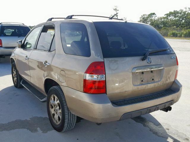 2HNYD18641H508646 - 2001 ACURA MDX TOURIN BEIGE photo 3