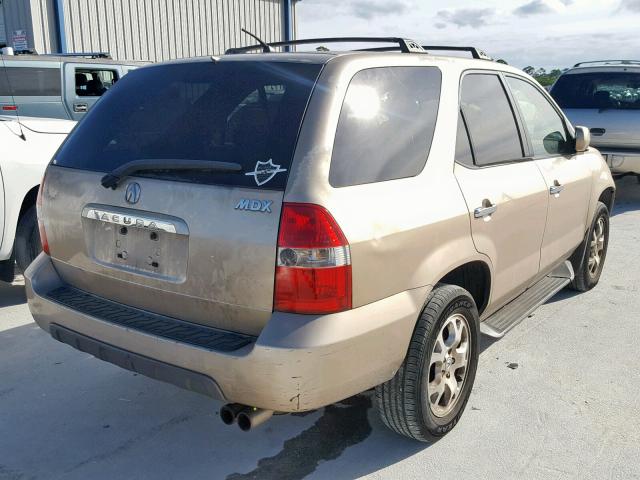 2HNYD18641H508646 - 2001 ACURA MDX TOURIN BEIGE photo 4