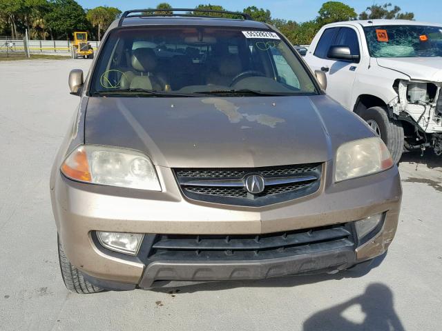 2HNYD18641H508646 - 2001 ACURA MDX TOURIN BEIGE photo 9