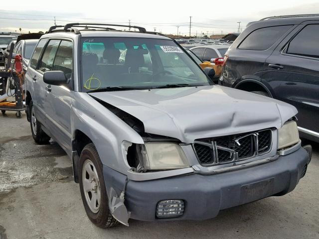 JF1SF63512H728437 - 2002 SUBARU FORESTER L SILVER photo 1