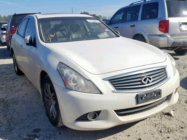 JN1DV6AP1CM811999 - 2012 INFINITI G25 BASE WHITE photo 1