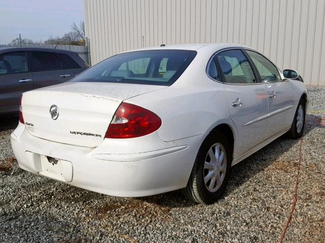 2G4WD532651250794 - 2005 BUICK LACROSSE C WHITE photo 4