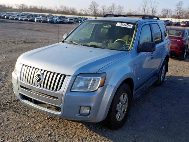 4M2CU91118KJ26665 - 2008 MERCURY MARINER BLUE photo 2