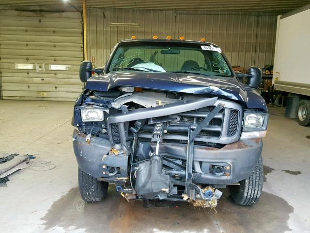 3FTNF21L63MB49023 - 2003 FORD F250 SUPER BLUE photo 9