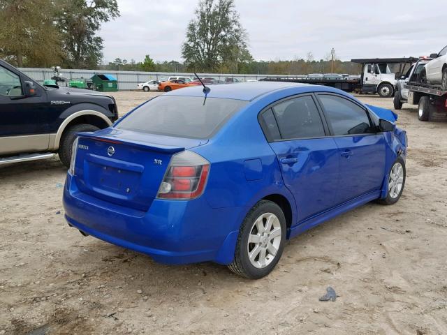 3N1AB6AP8BL692546 - 2011 NISSAN SENTRA 2.0 BLUE photo 4