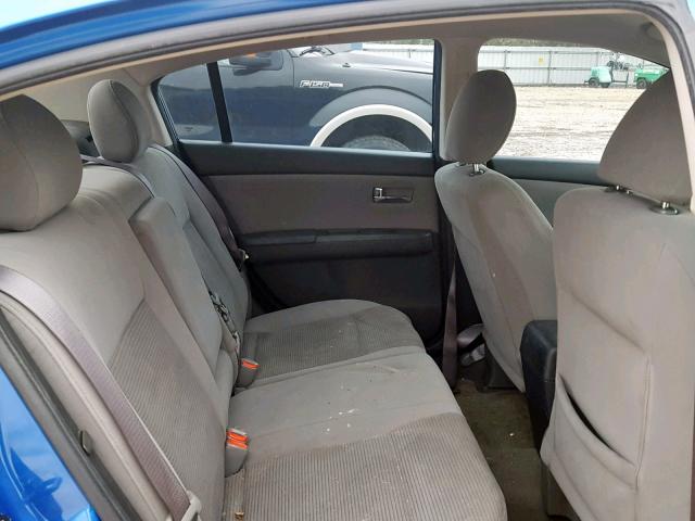 3N1AB6AP8BL692546 - 2011 NISSAN SENTRA 2.0 BLUE photo 6