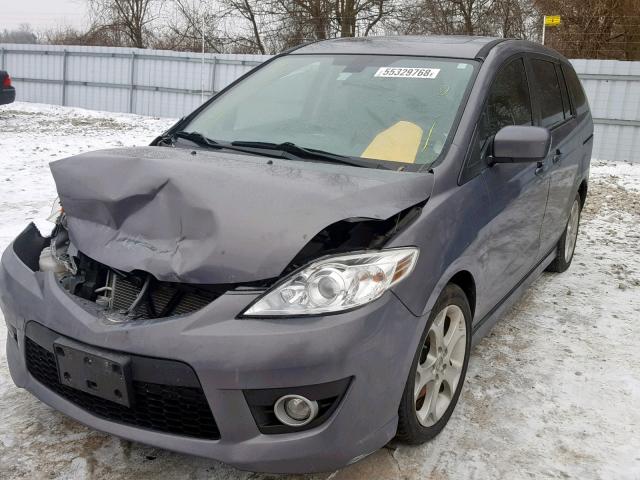 JM1CR2W3XA0364511 - 2010 MAZDA 5 CHARCOAL photo 2