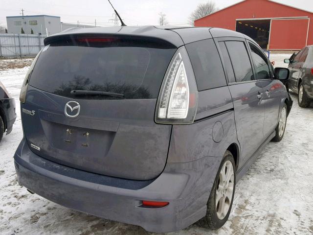 JM1CR2W3XA0364511 - 2010 MAZDA 5 CHARCOAL photo 4