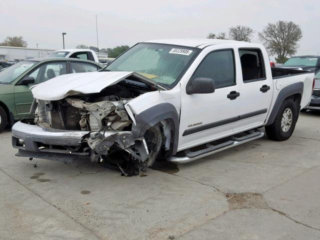 1GCDT136748161449 - 2004 CHEVROLET COLORADO WHITE photo 2