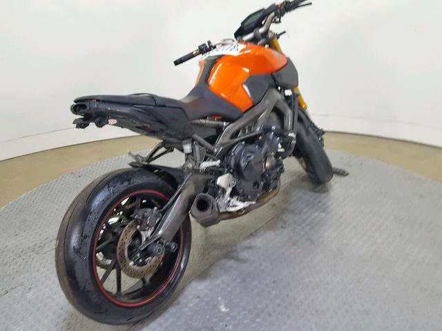 JYARN33E6EA002088 - 2014 YAMAHA FZ09 ORANGE photo 8