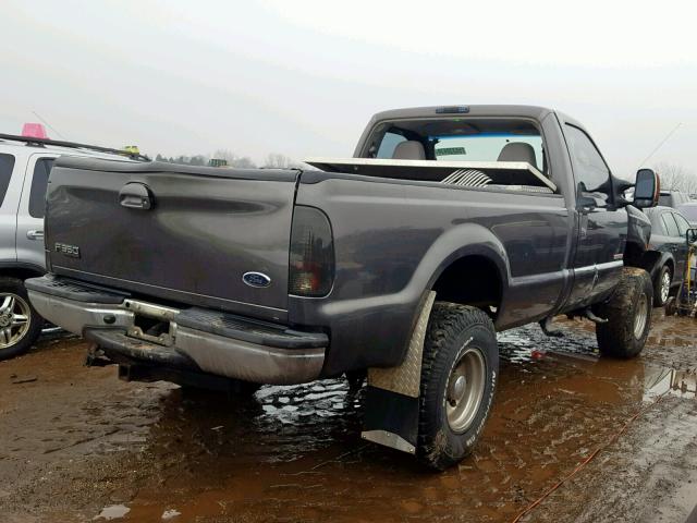 1FTSF31P74EB69798 - 2004 FORD F350 SRW S GRAY photo 4