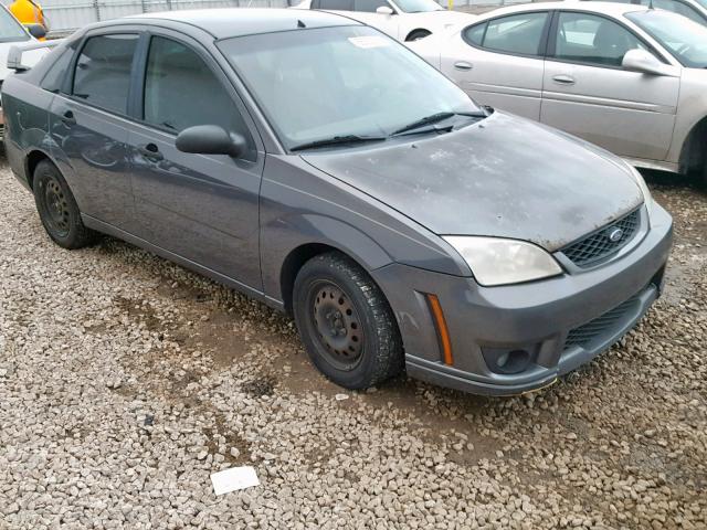 1FAFP34N66W162269 - 2006 FORD FOCUS ZX4 GRAY photo 1