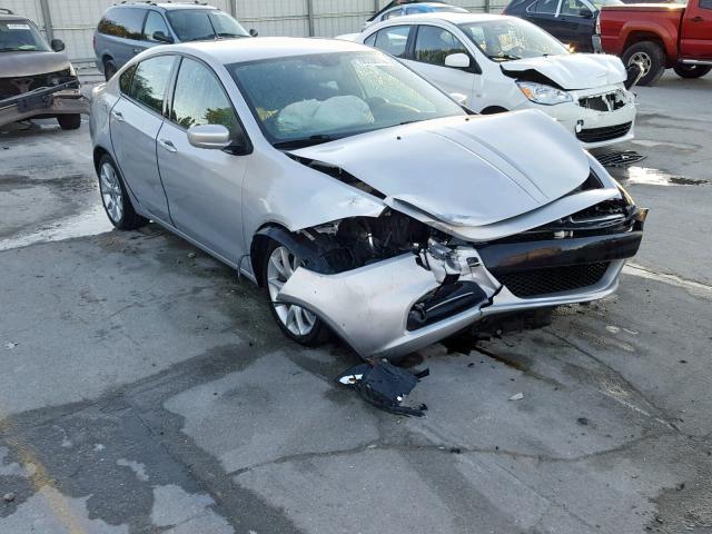 1C3CDFBH9DD176748 - 2013 DODGE DART SXT SILVER photo 1