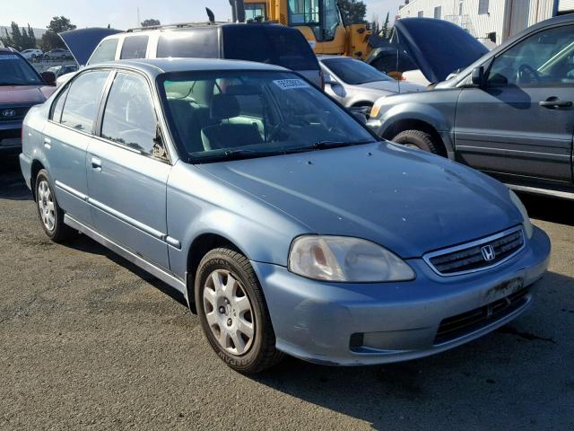 2HGEJ6618YH566681 - 2000 HONDA CIVIC BASE Mavi foto 1