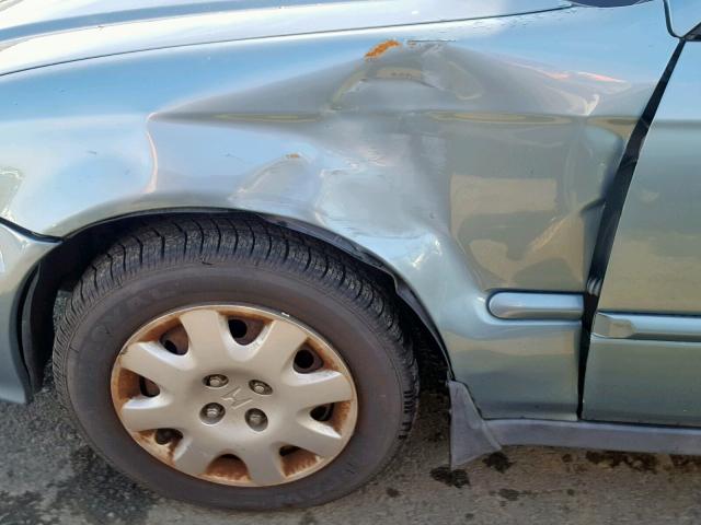 2HGEJ6618YH566681 - 2000 HONDA CIVIC BASE Mavi foto 9