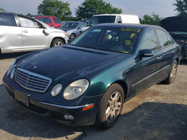 WDBUF65J73A271901 - 2003 MERCEDES-BENZ E 320 GREEN photo 2