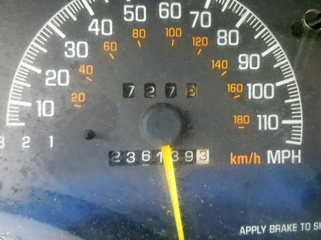 1G2WP12K0YF315789 - 2000 PONTIAC GRAND PRIX BLACK photo 8