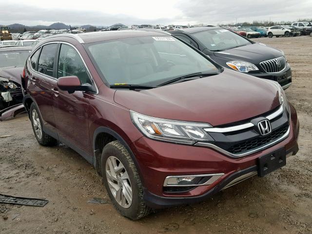 2HKRM3H75GH508444 - 2016 HONDA CR-V EXL BURGUNDY photo 1