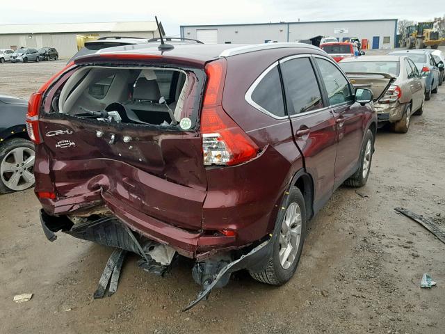 2HKRM3H75GH508444 - 2016 HONDA CR-V EXL BURGUNDY photo 4